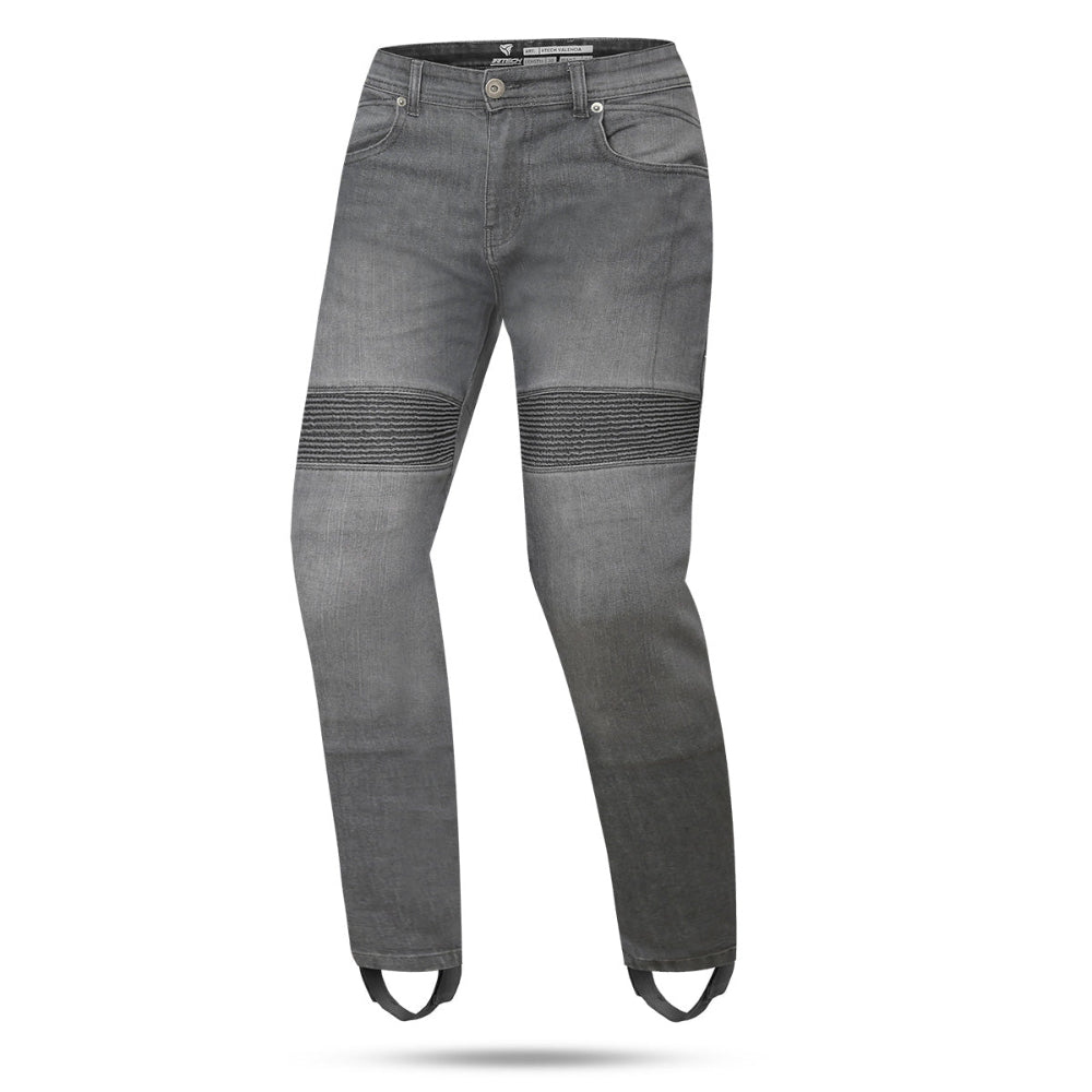 R-TECH VALENCIA PANTALON DE HOMBRE DENIM JEANS 30L NEGRO SPRAY