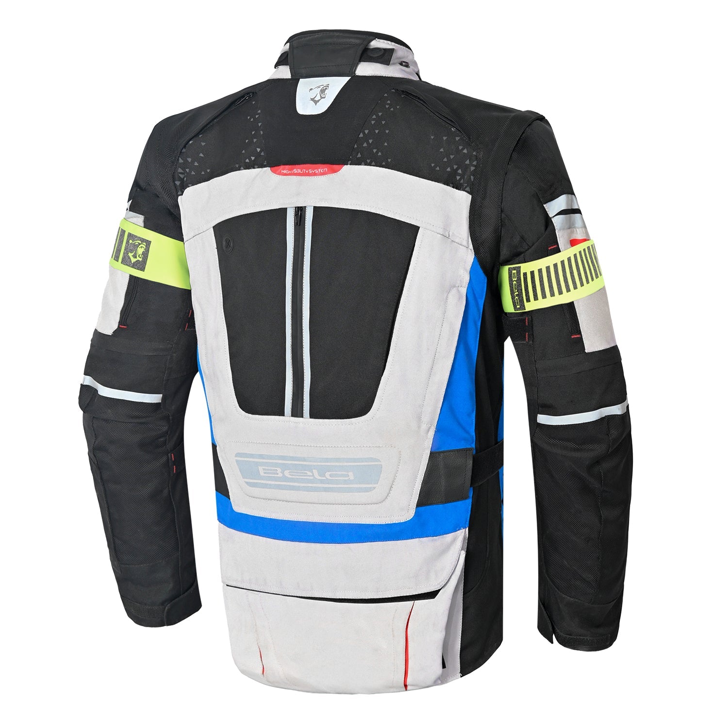 BELA CROSSROAD EXTREME WP 3 IN 1 MEN MOTORCYCLE JACKET ICE BLUE BLACK