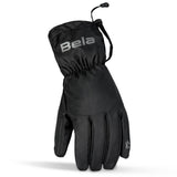 BELA PODIUM MOTORCYCLE RAIN GLOVES BLACK