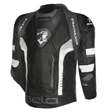 BELA X-Race Motorcycle Racing Leather Jacket Black/White/Anthracite