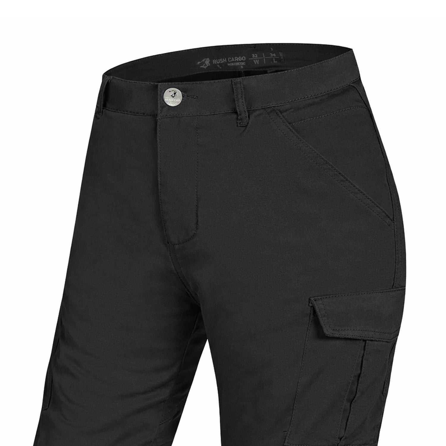 BELA Rush Cargo Motorcycle Textile Pant Black 30L