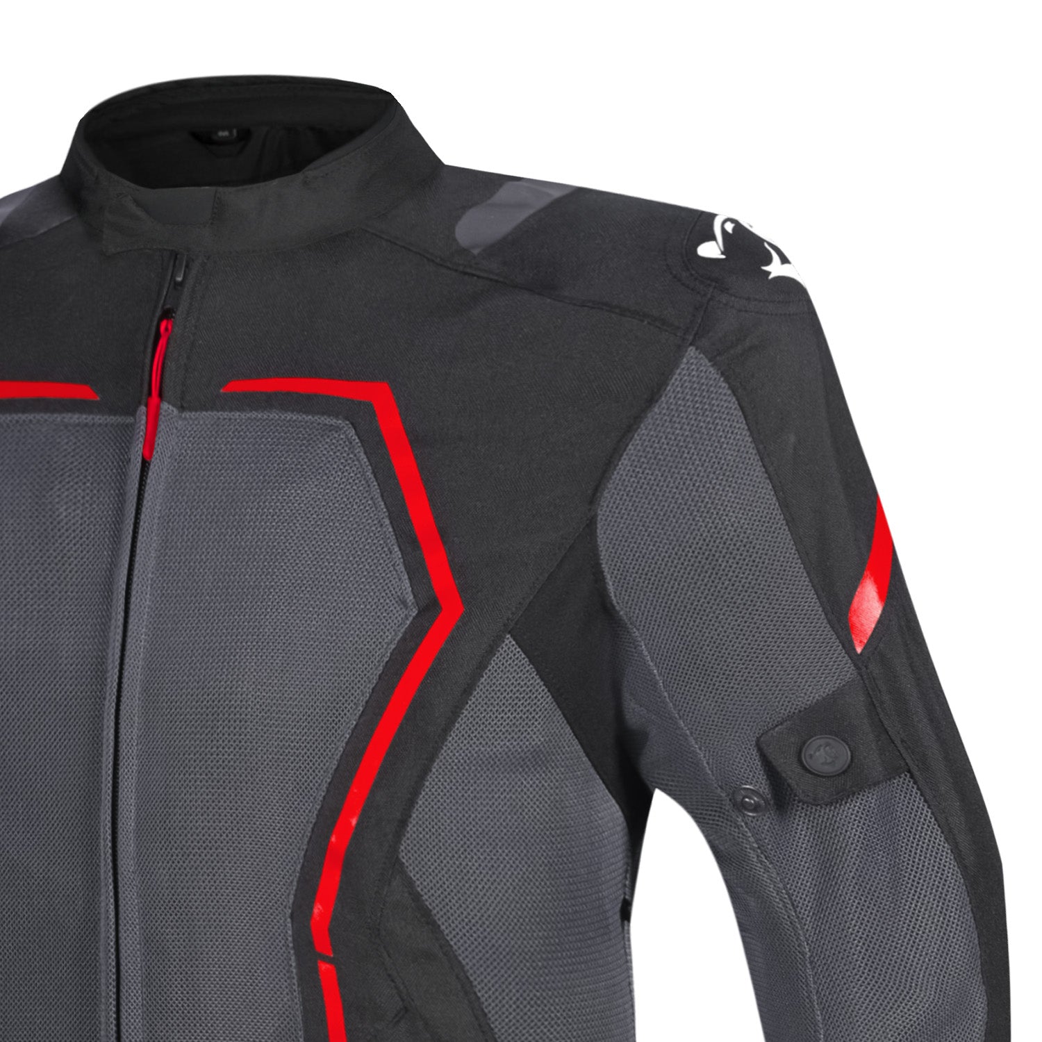 BELA ARTREX AIR 2.0 MOTORCYCLE JACKET BLACK GREY RED