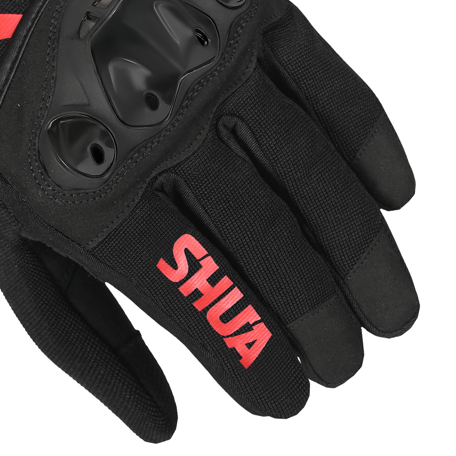 SHUA Shot Summer Gloves Black Red