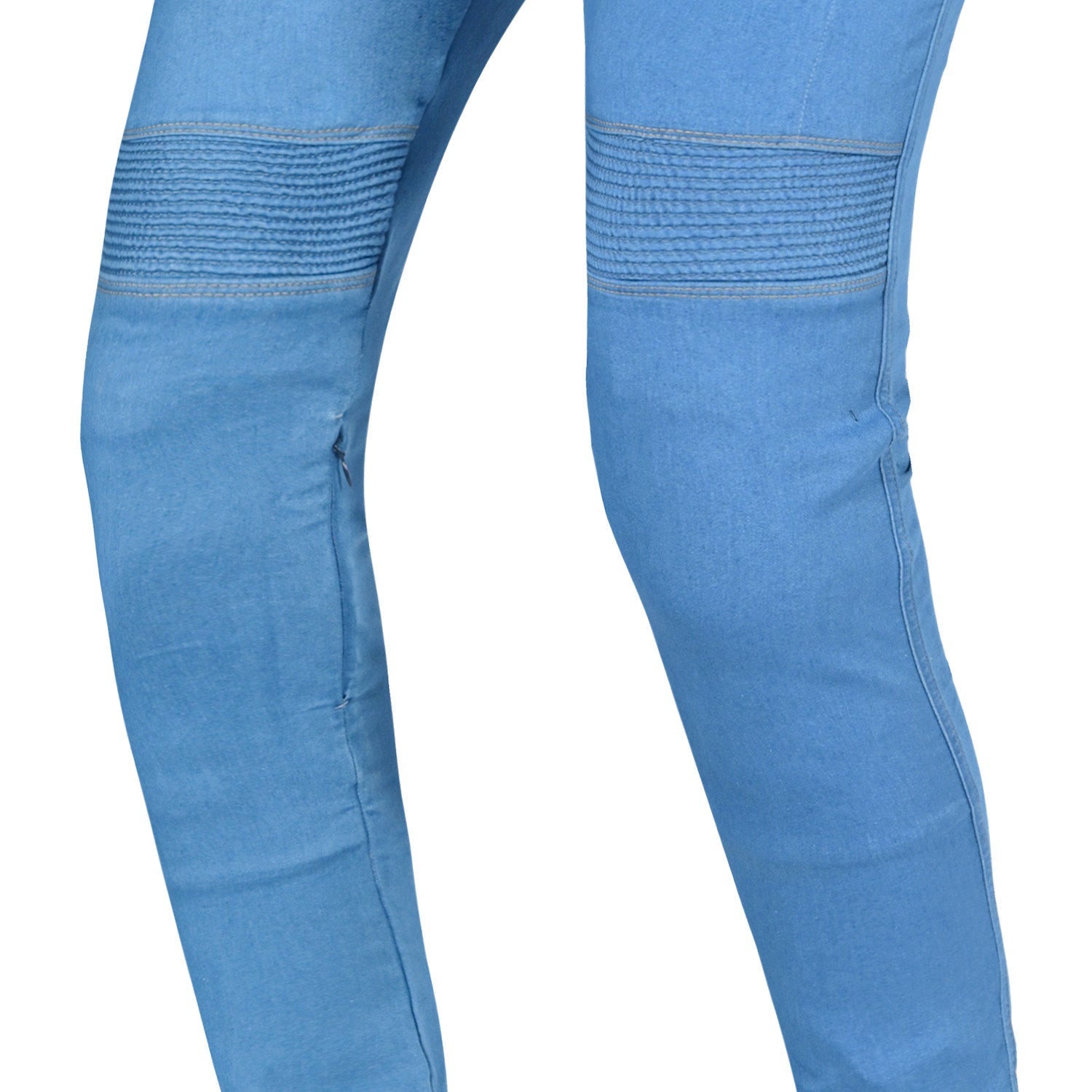 R-TECH VALENCIA LADY MOTORCYCLE JEANS LIGHT BLUE 32L