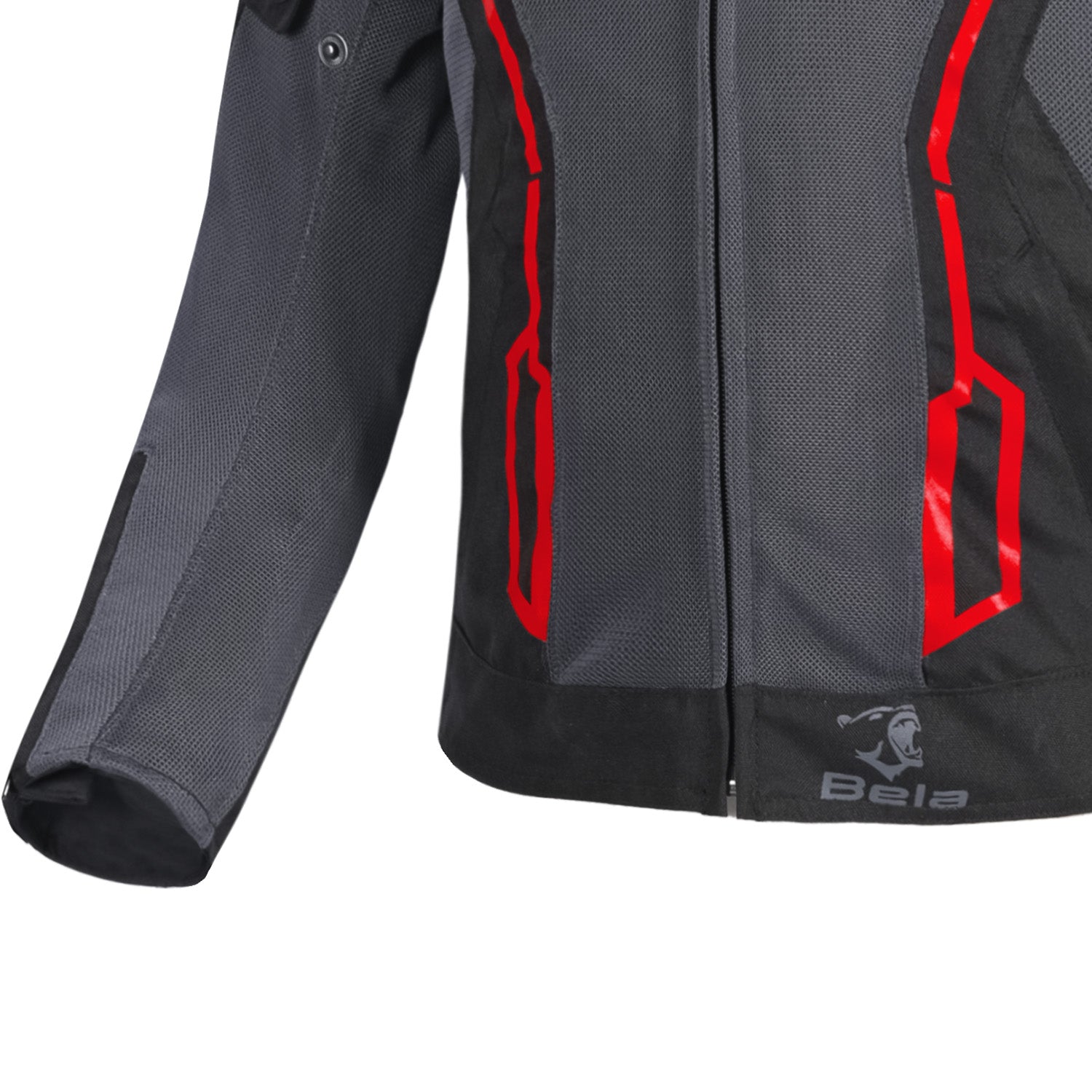 BELA ARTREX AIR 2.0 MOTORCYCLE JACKET BLACK GREY RED