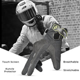 SHUA - ProTech Textile Glove - Black Flouro Yellow 