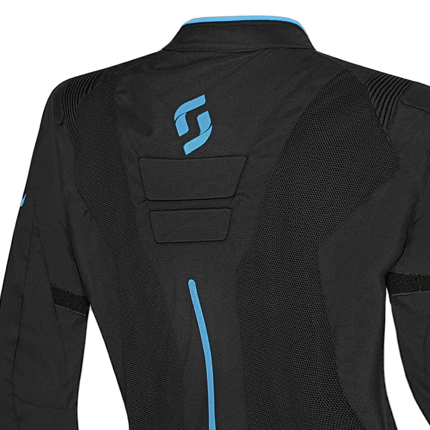 Shua Gravity Mesh Lady Motorcycle Jacket Black/Turquesa
