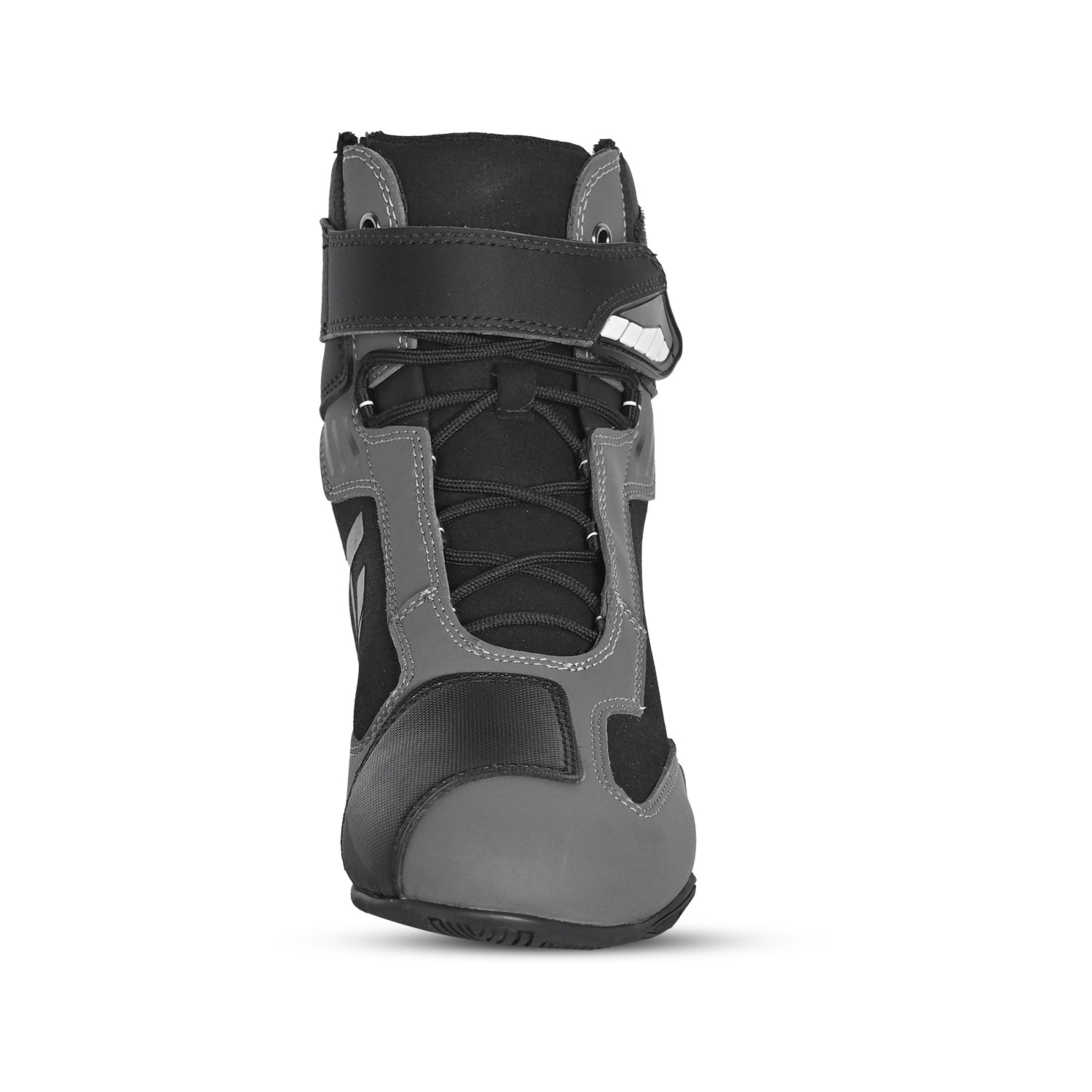 SHUA PULSE URBAN MOTORCYCLE BOOTS BLACK GREY