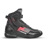 BELA EXTREME FORCE URBAN MOTORCYCLE LADY BOOTS BLACK GREY RED