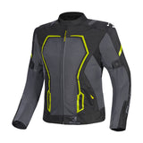 BELA ARTREX AIR 2.0 MOTORCYCLE JACKET BLACK GREY YELLOW FLURO