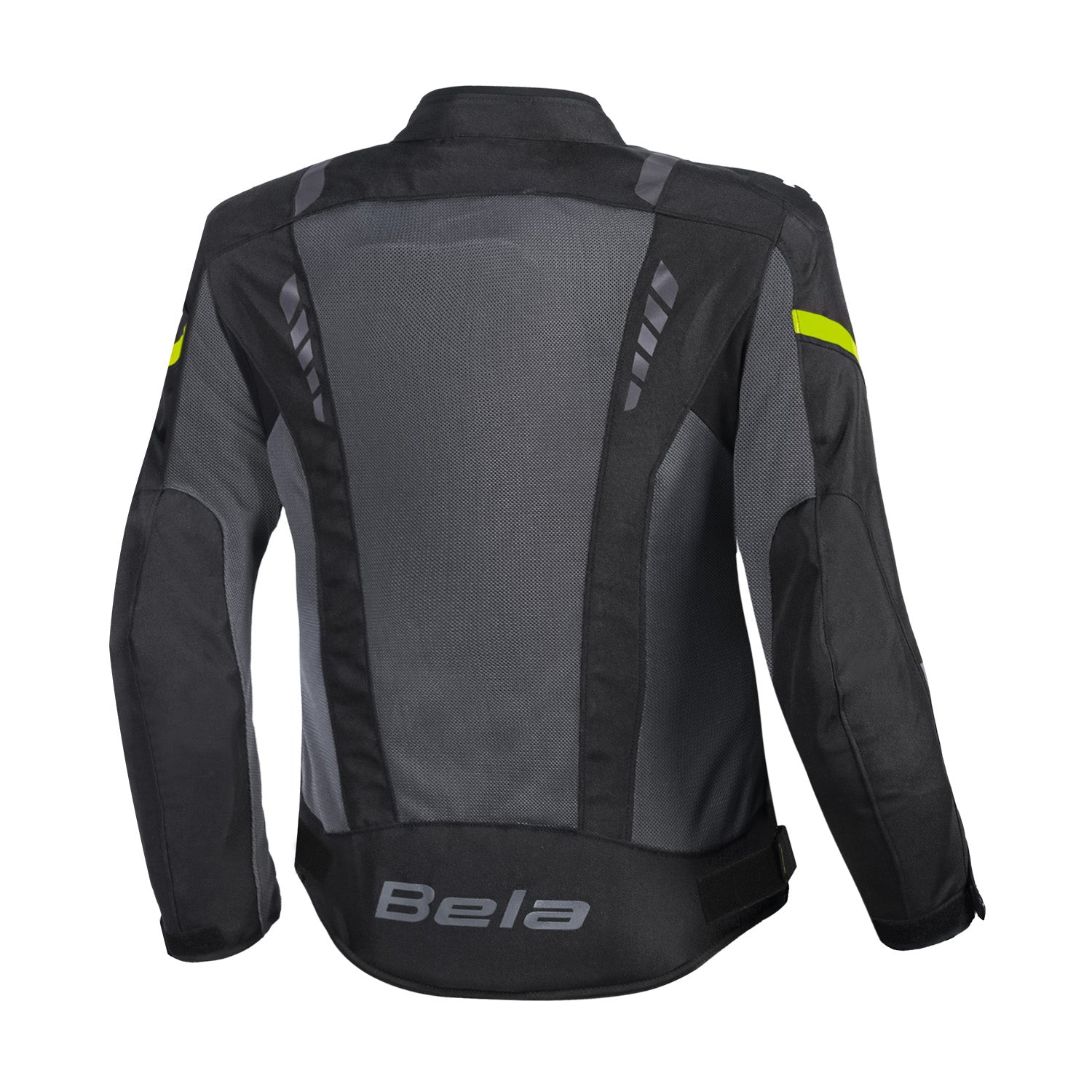 BELA ARTREX AIR 2.0 MOTORCYCLE JACKET BLACK GREY YELLOW FLURO