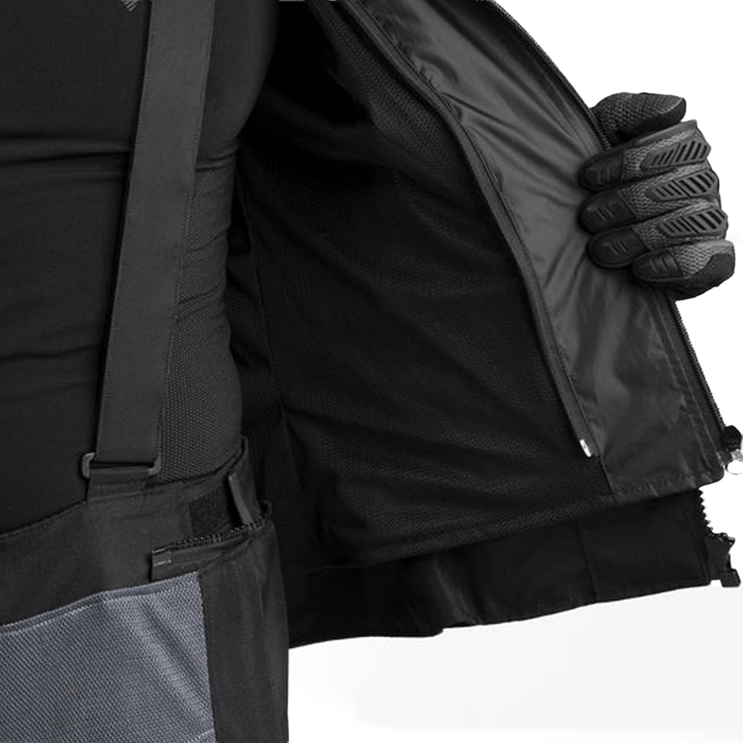SHIMA RUSH 2.0 MEN'S MOTORCYCLE WATERPROOF JACKET BLACK