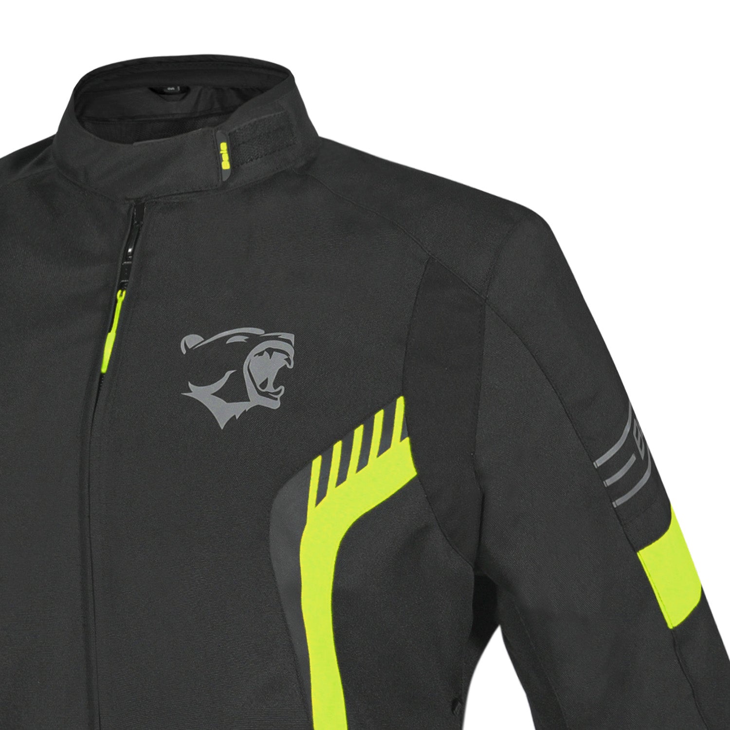 BELA Bradley Lady Motorcycle Textile Jacket Black Yellow Fluro