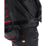 SHIMA X-MESH 2.0 MAN MOTORCYCLE TEXTILE JACKET BLACK RED