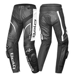 BELA X-Race Motorcycle Leather Pant Black/White/Anthracite