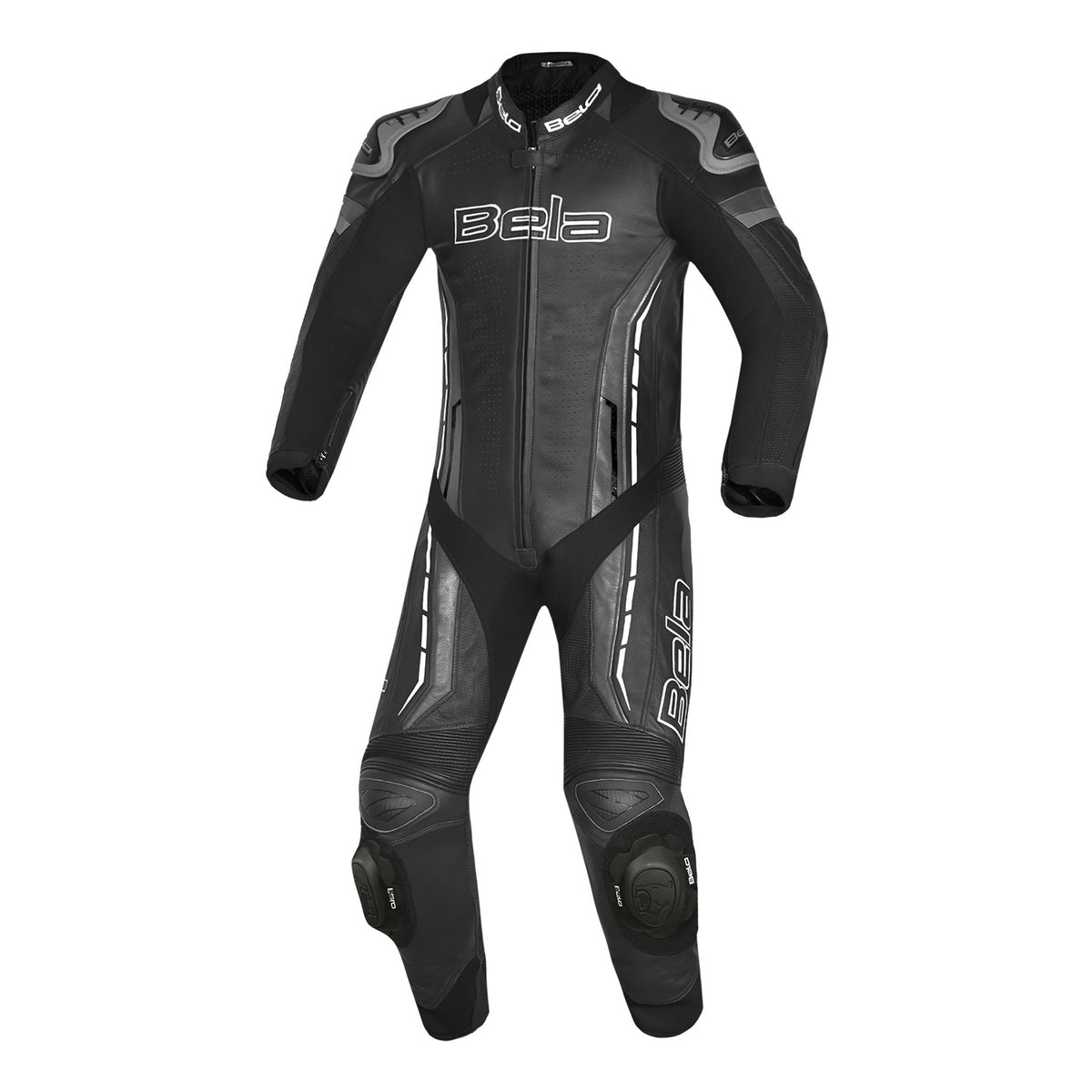 BELA Rocket Mix Kangaroo 1 PC Man Motorbike Suit Black Dark Grey