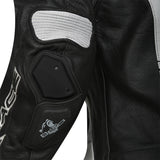 BELA X-Race Motorcycle Racing Leather Jacket Black/White/Anthracite