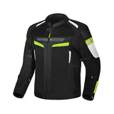 Bela Sprinter Men Motorcycle Textile Jacket Black/Yellow Fluro