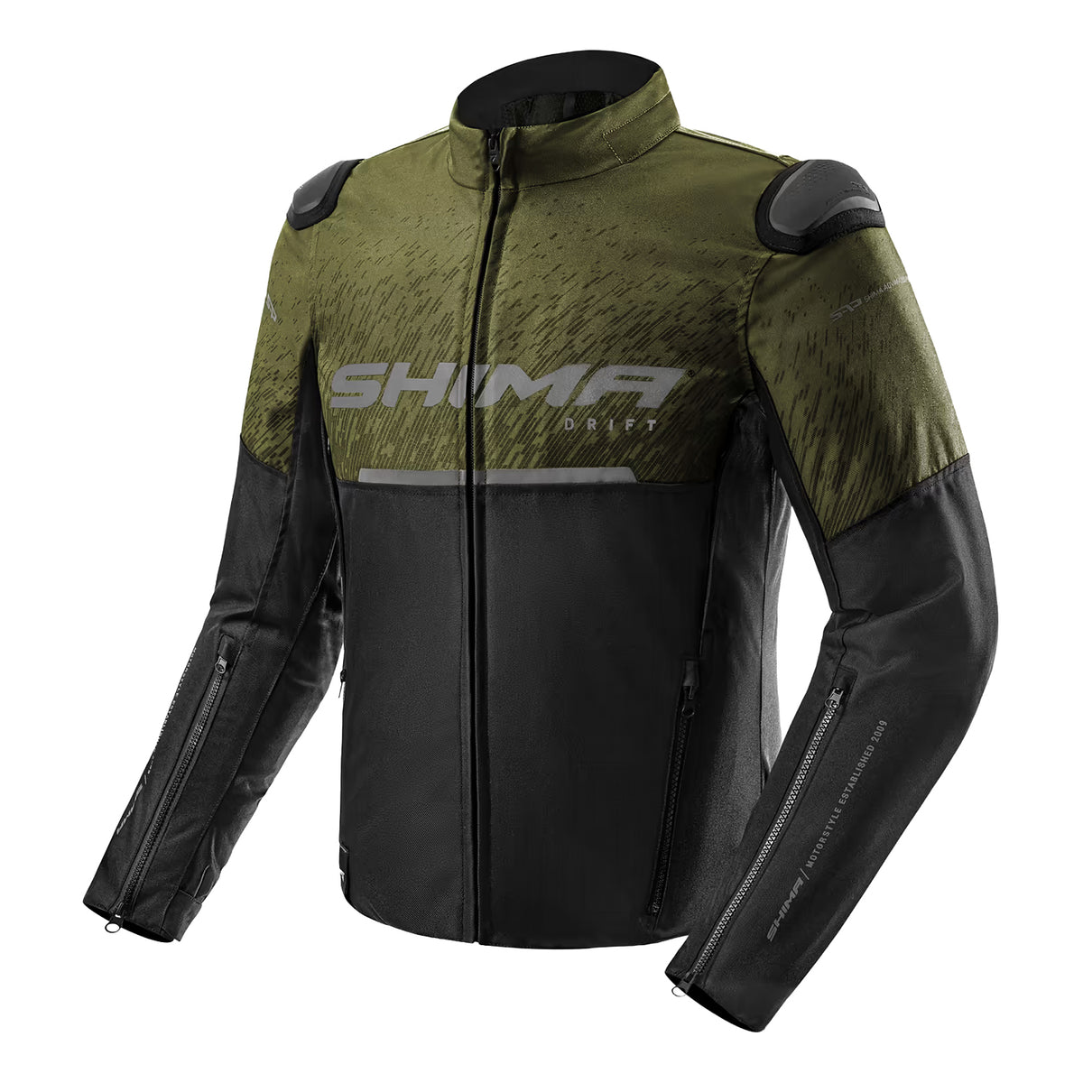 SHIMA DRIFT MEN MOTORCYCLE JACKET KHAKI