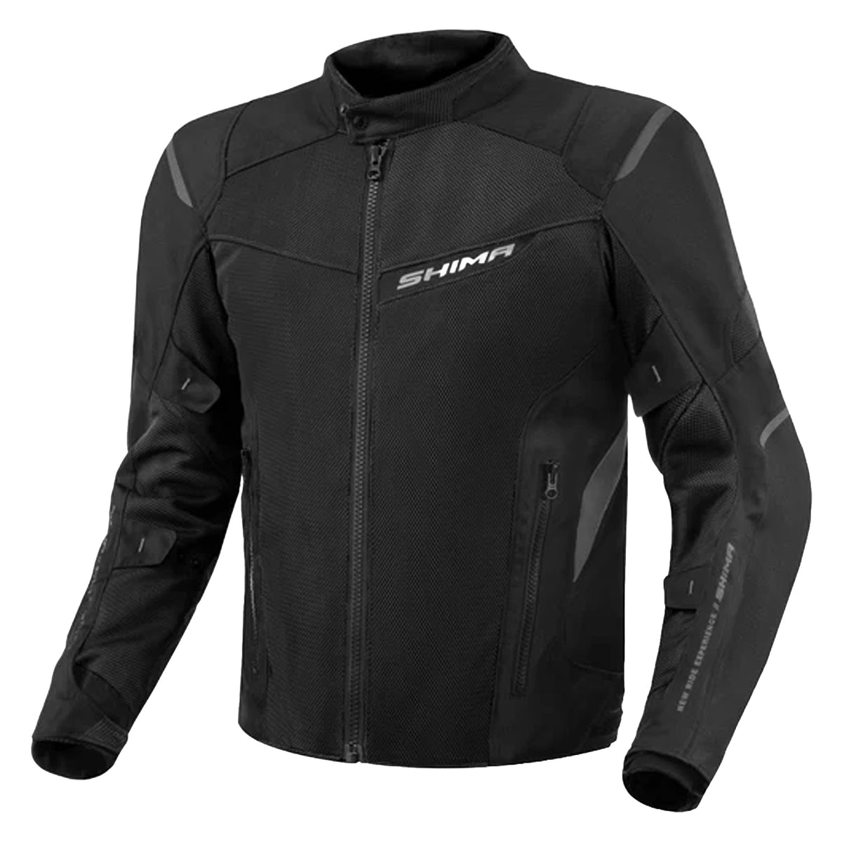SHIMA RUSH 2.0 MEN'S MOTORCYCLE WATERPROOF JACKET BLACK