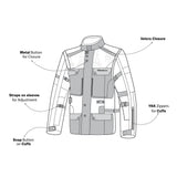 BELA Crossroad Extreme Motorcycle Riding Winter Jacket