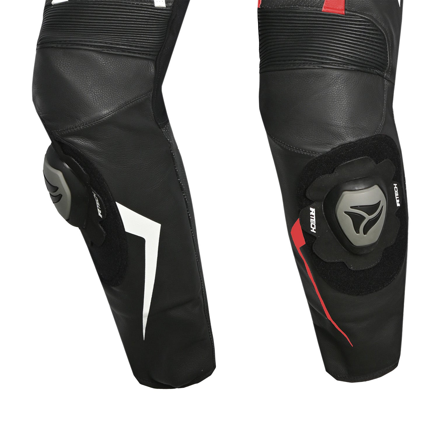 R-TECH Defender GP 1-PC Motorcycle Suits Black White Red
