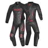 SHUA Infinity 2.0 1 PC Motorcycle Racing Leather Suit Black Red