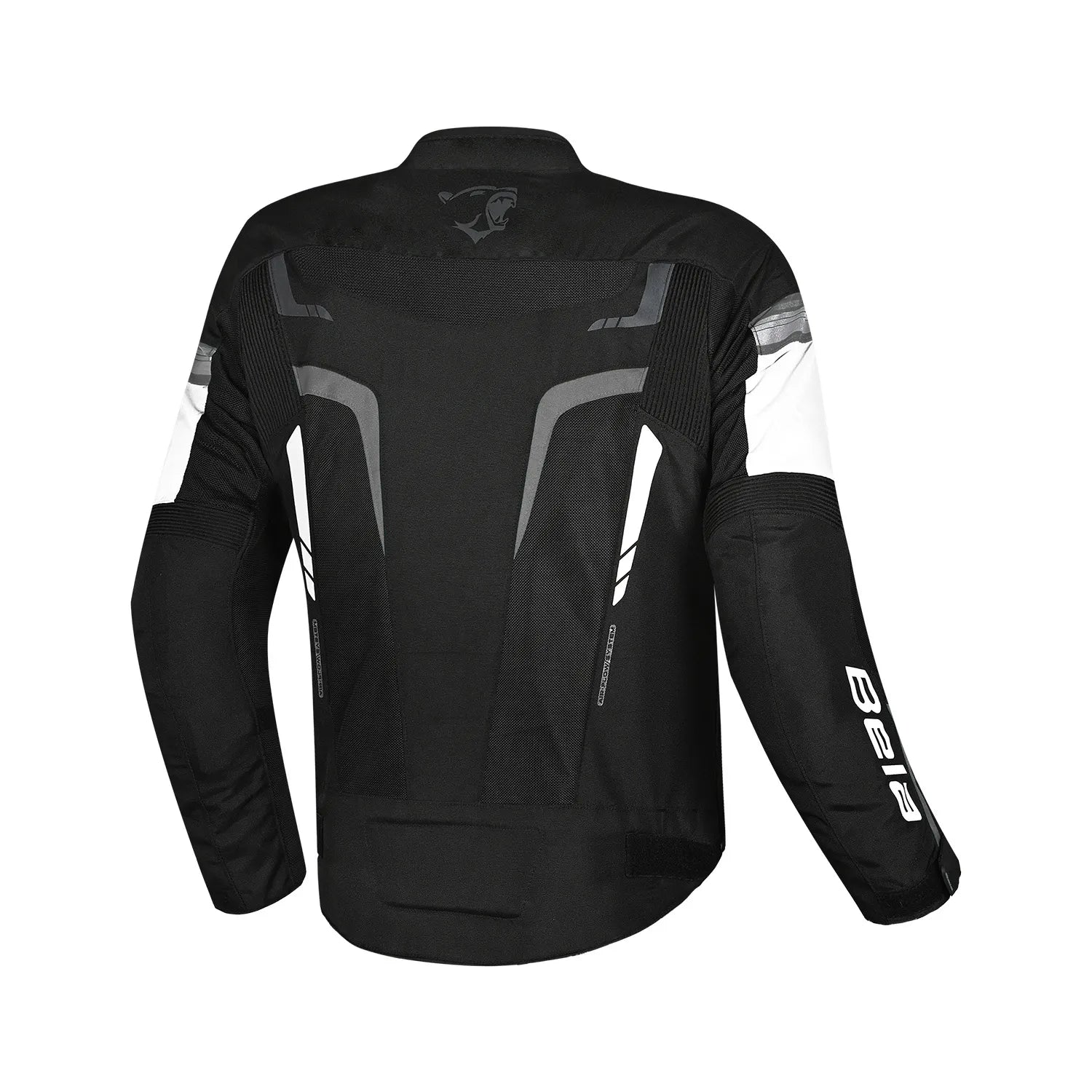 BELA Sprinter Textile Motorbike Jacket Black/White/Grey