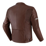 SHIMA HUNTER 2.0 MOTORCYCLE LEATHER JACKET BROWN