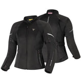 SHIMA JET LADY MOTORCYCLE MESH JACKET BLACK
