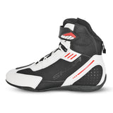 SHUA PULSE URBAN MOTORCYCLE BOOTS BLACK WHITE