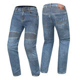 R-TECH VALENCIA MEN MOTORCYCLE DENIM JEANS 30L RANDON BLUE