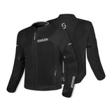 Shua Gravity Lite Man Motorcycle Textile Jacket Black/Grey