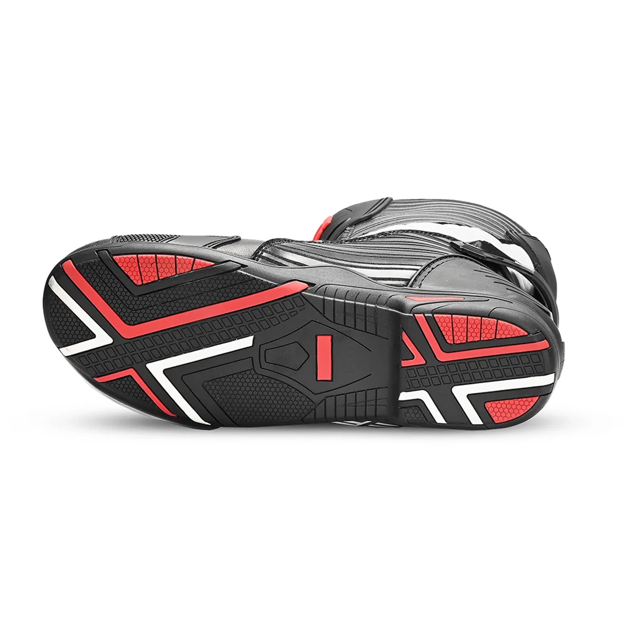 BELA AIR RIDER GP-1 MOTORCYCLE RACING BOOTS BLACK GREY RED