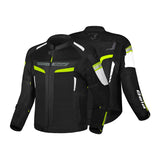Bela Sprinter Men Motorcycle Textile Jacket Black/Yellow Fluro