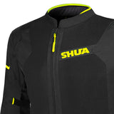SHUA Gravity Mesh LITE Summer Motorcycle Jacket Black Yellow