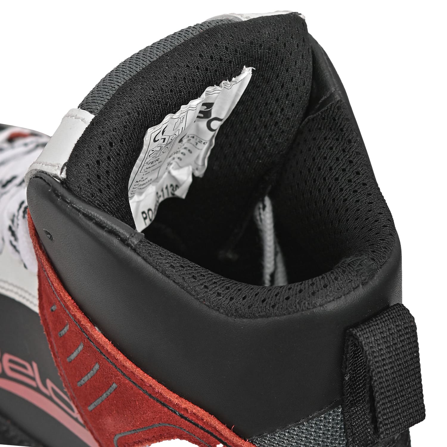 BELA Rover Urban Motorcycle Boots White Black Red