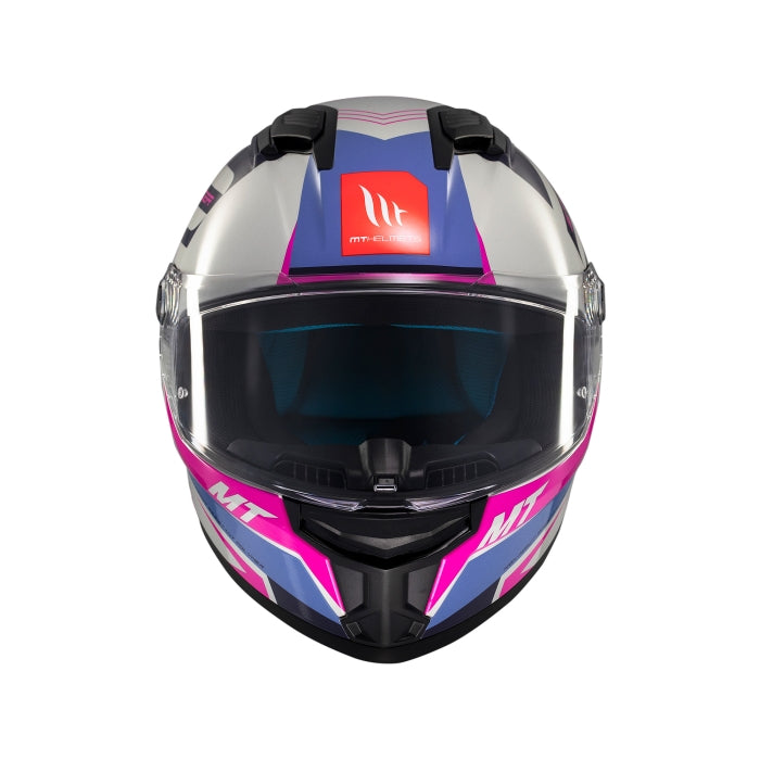 MT Stinger 2 Tron Full Face Motorcycle Helmet Pink Purple