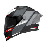 MT Braker SV Chento Touring Motorcycle Helmets Matt Black White
