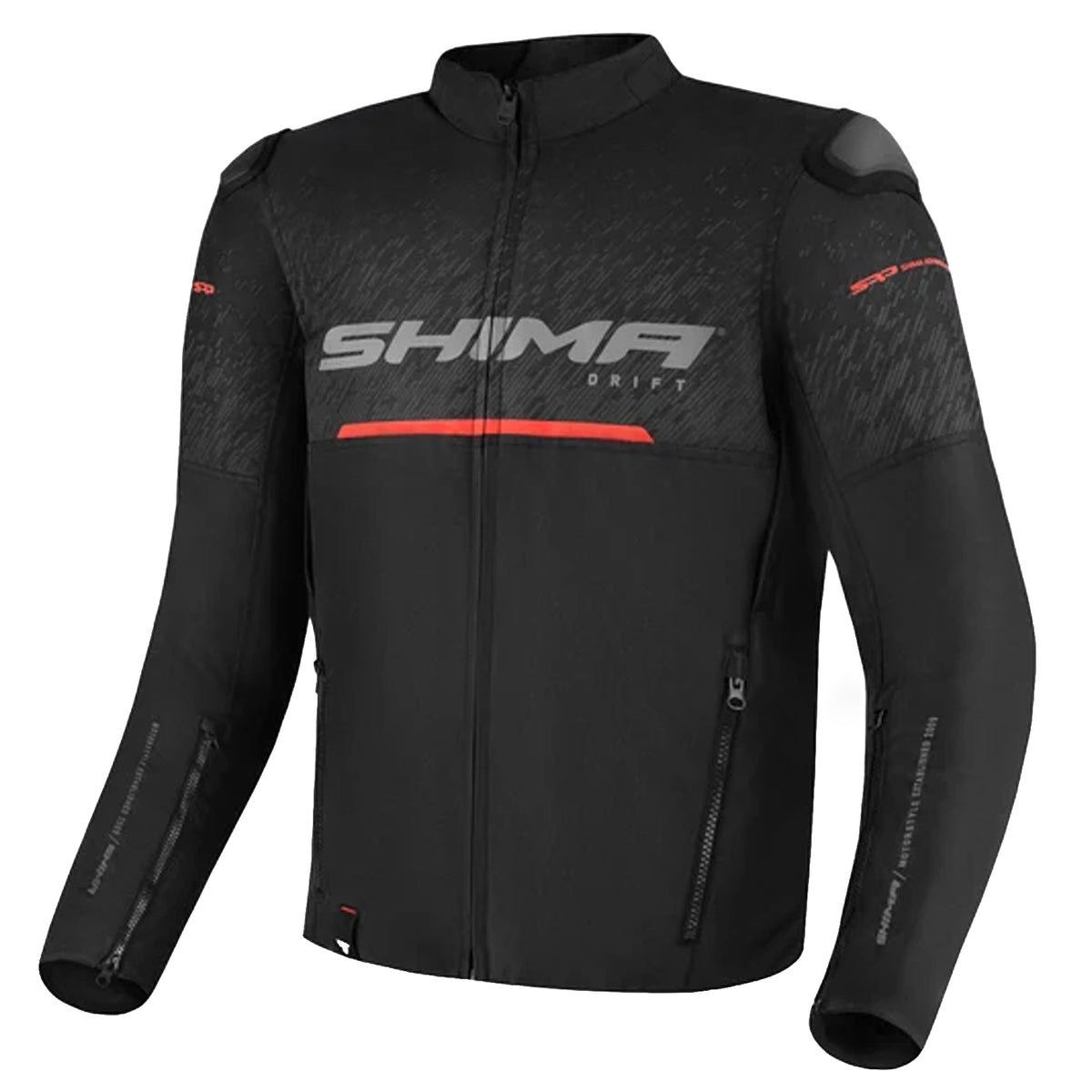 SHIMA DRIFT MEN MOTORCYCLE JACKET BLACK