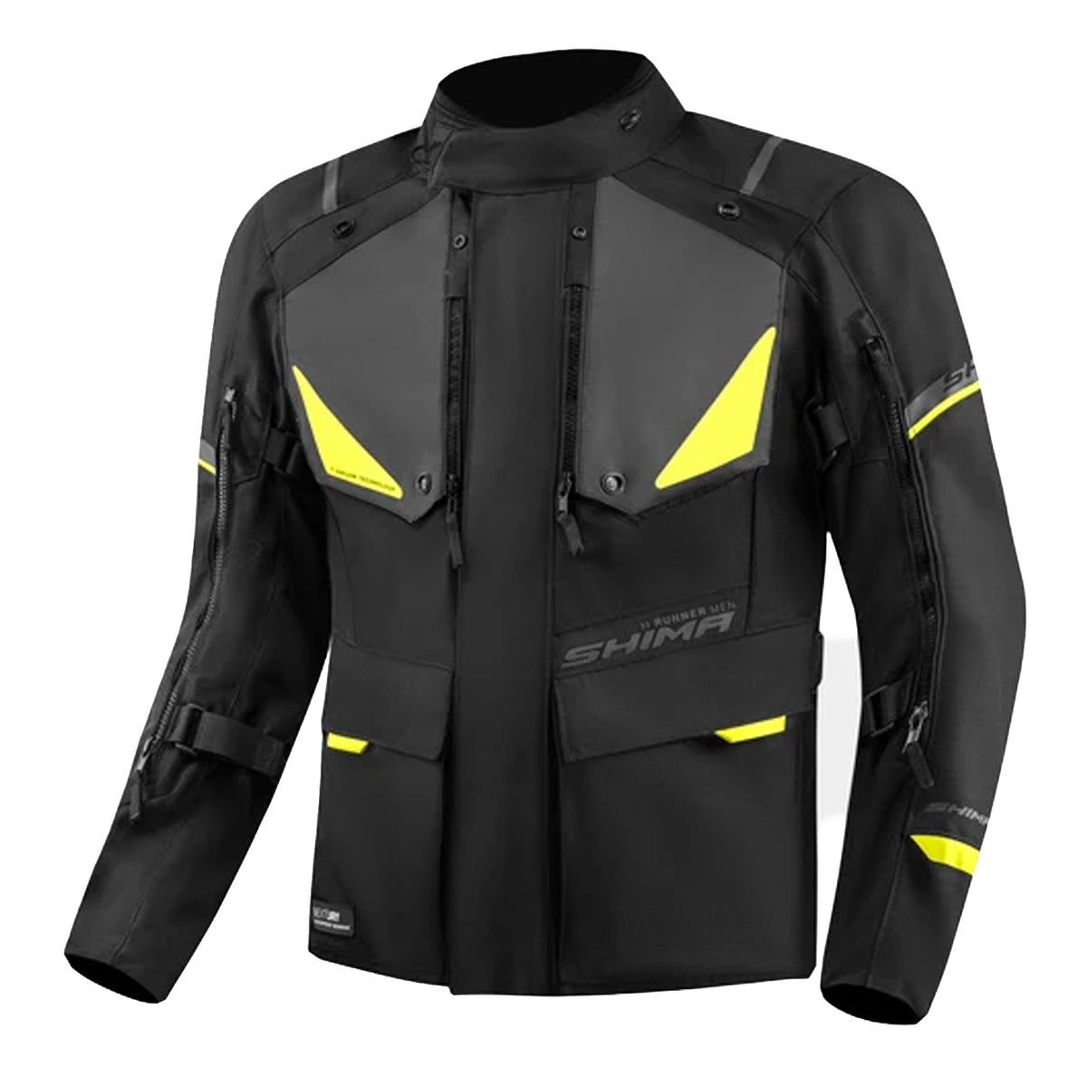 SHIMA RUNNER MEN MOTORCYCLE TEXTILE JACKET FLUO