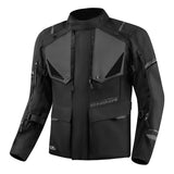 SHIMA RUNNER TEXTILE MEN MOTORCYCLE JACKET BLACK