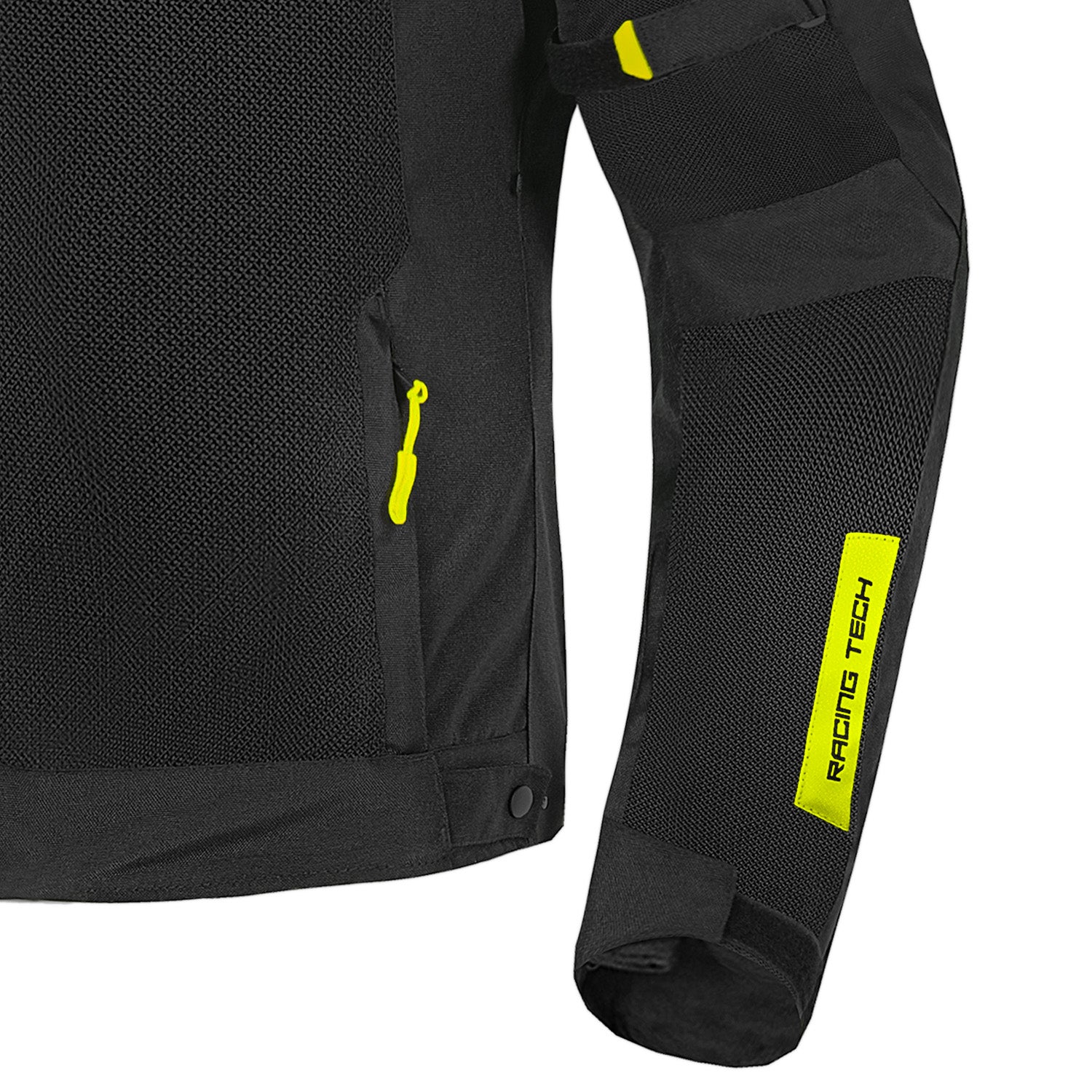 SHUA Gravity Mesh LITE Summer Motorcycle Jacket Black Yellow