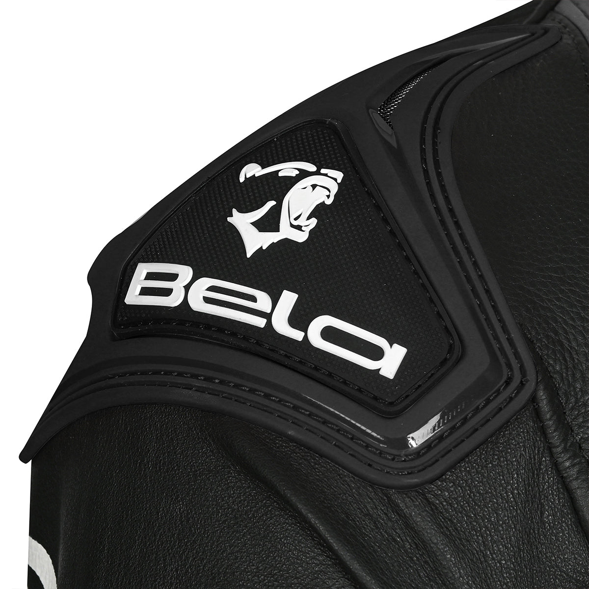 BELA X-Race Motorcycle Racing Leather Jacket Black/White/Anthracite