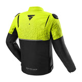SHIMA DRIFT MEN MOTORCYCLE JACKET BLACK YELLOW FLUO