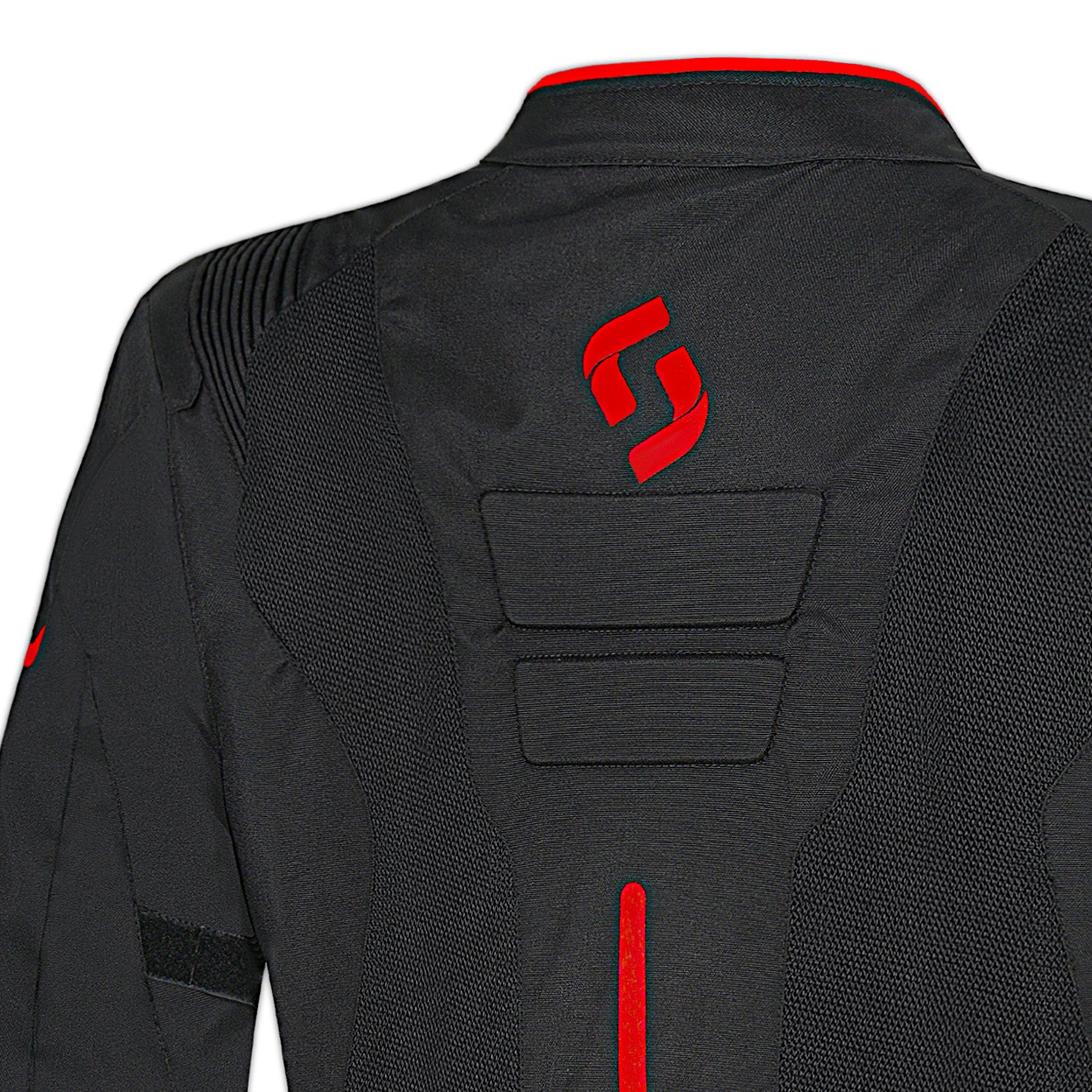 SHUA Gravity Mesh LITE Summer Motorcycle Jacket Black Red