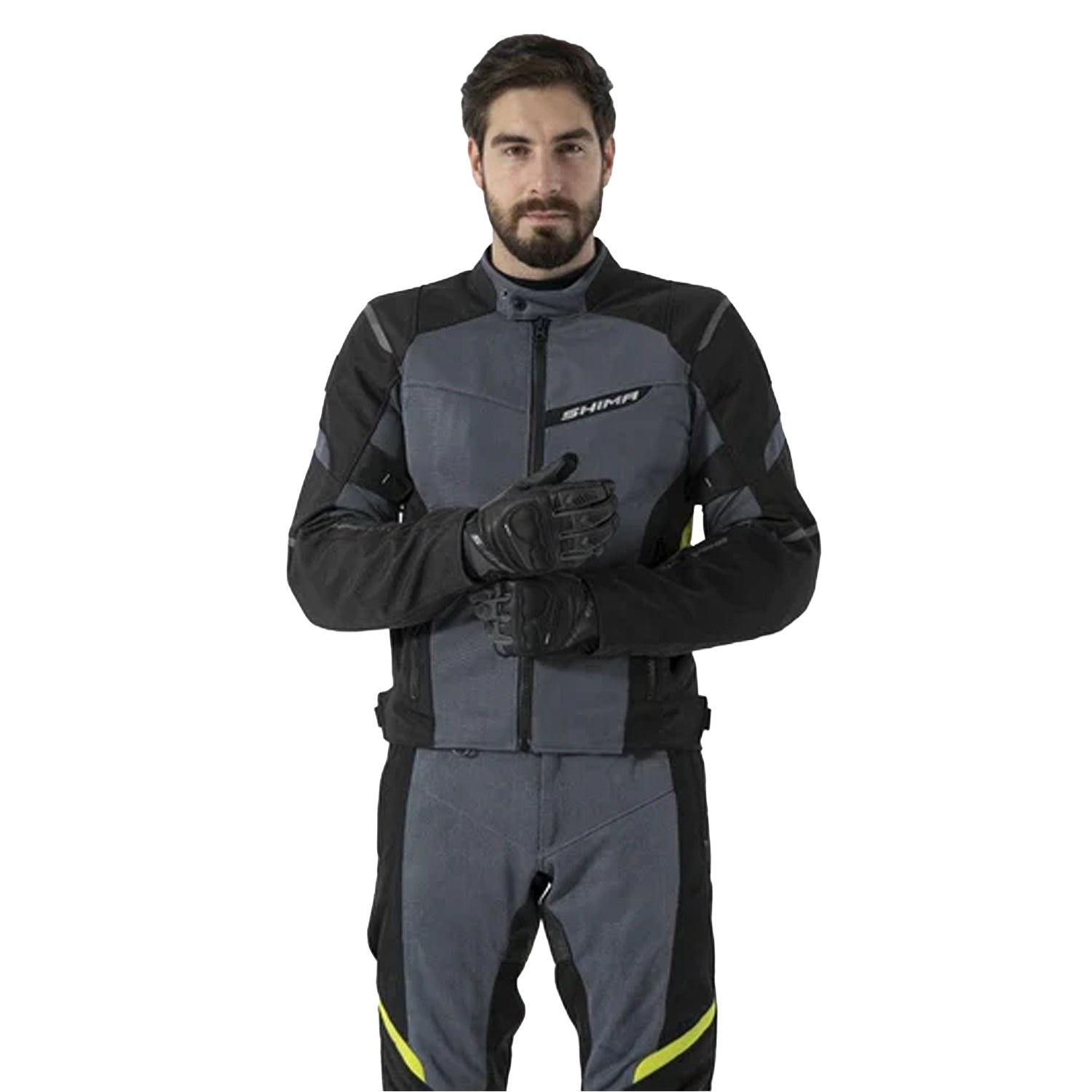 SHIMA RUSH 2.0 MEN'S MOTORCYCLE WATERPROOF JACKET BLACK
