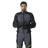 SHIMA RUSH 2.0 MEN'S MOTORCYCLE WATERPROOF JACKET BLACK