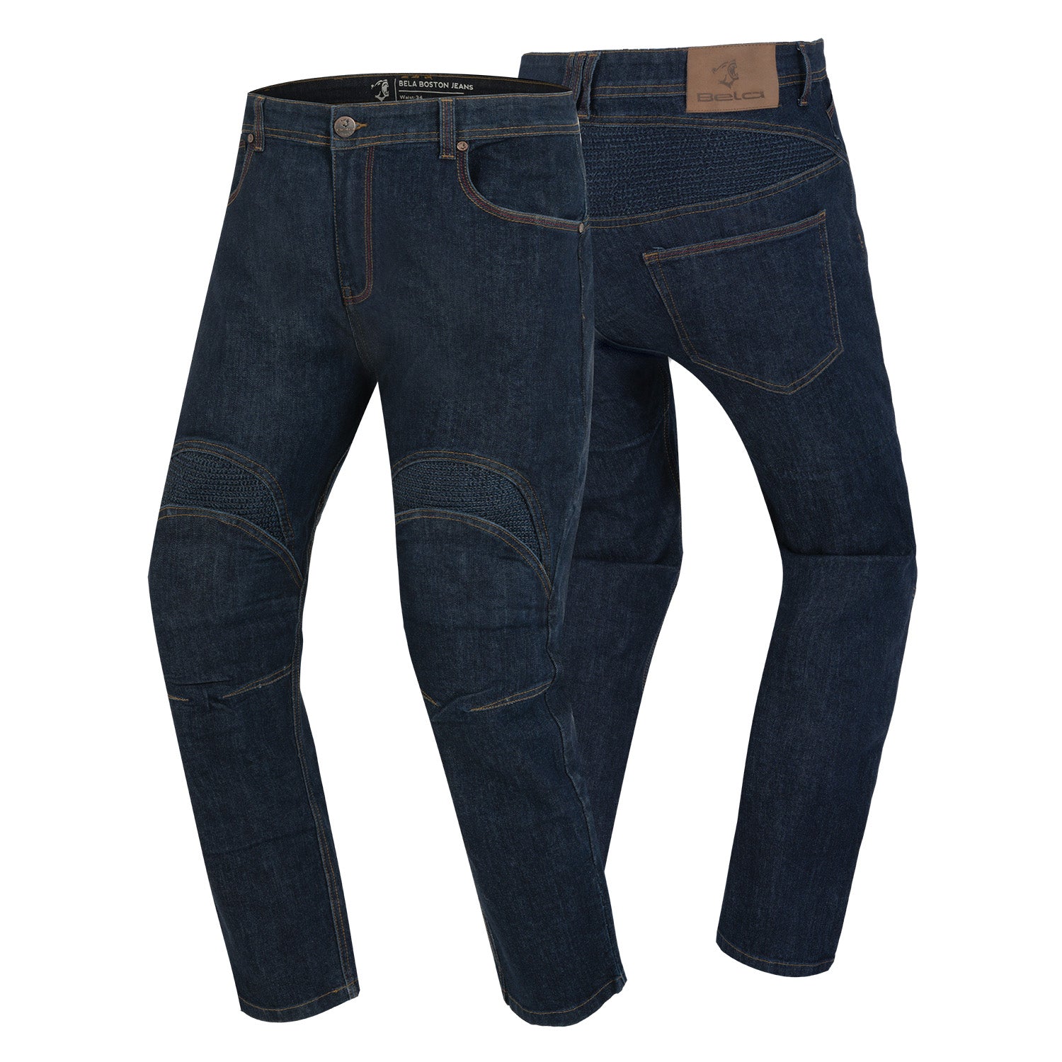 BELA BOSTON MEN MOTORCYCLE JEANS 30L CE BLUE