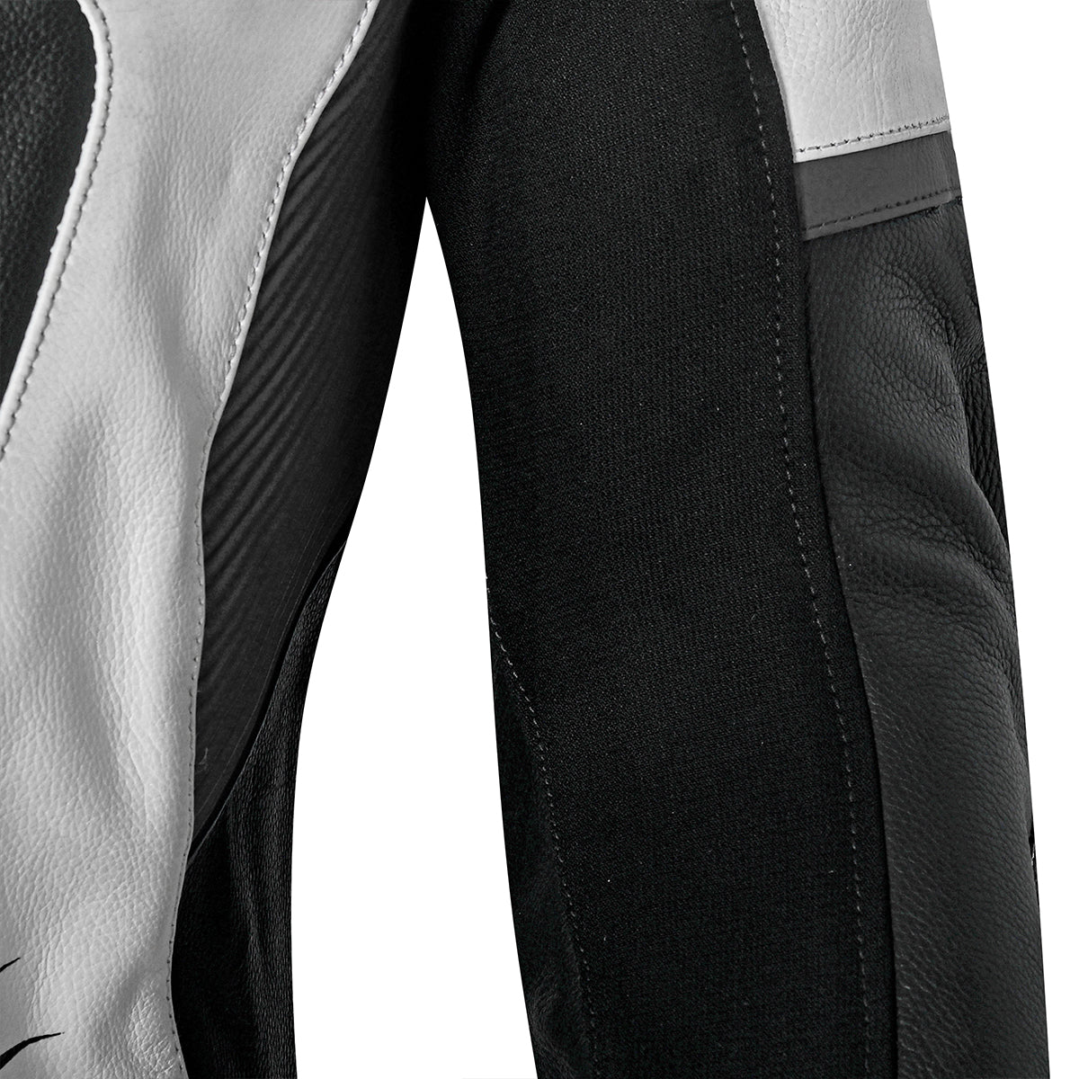 BELA X-Race Motorcycle Racing Leather Jacket Black/White/Anthracite